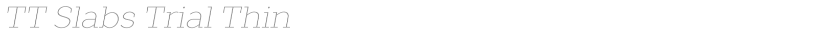 TT Slabs font preview